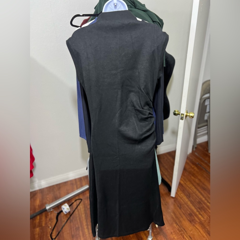 OGL Cashsoft Mockneck Sleeveless Midi Dress - Picture 5 of 6